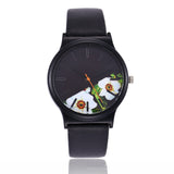 Black Flowers Watch
