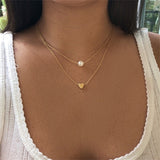 Vintage  Necklace Multiple Layers Pendant