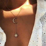 Vintage  Necklace Multiple Layers Pendant
