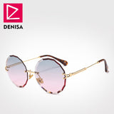 Vintage Round Sunglasses Women