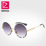 Vintage Round Sunglasses Women