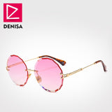 Vintage Round Sunglasses Women