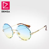 Vintage Round Sunglasses Women